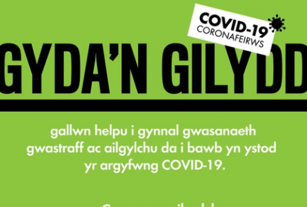 Gyda'n gilydd gallwn helpu/Together we can help