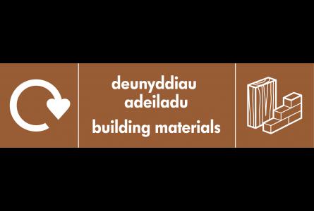 Building materials recycling icon