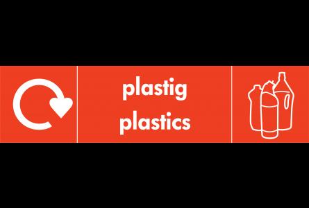 Plastics recycling icon