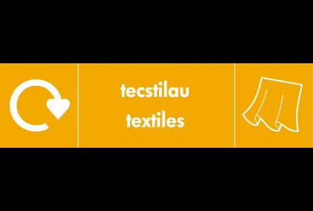 Textiles recycling icon